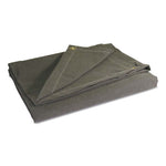 Protective Tarps, 16 ft Long, 12 ft Wide, Canvas, Olive Drab