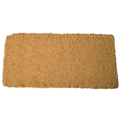 Coco Mats, 22 in Long, 36 in Wide, Natural Tan