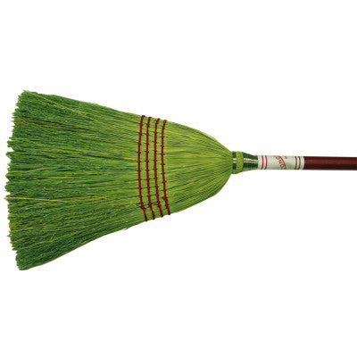 Economy Broom, Corn/Grass Bristle, 1 DZ