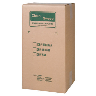 Wax-Based Floor Sweeping Compound, Green, 100 lbs