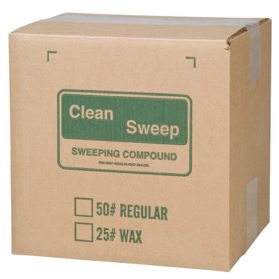 Wax-Based Floor Sweeping Compound, Green, 150 lbs