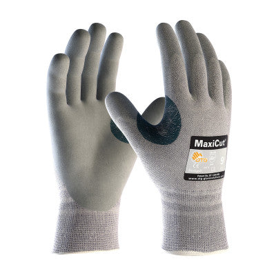 MaxiCut Seamless Knit Dyneema / Engineered Yarn Gloves, Large, Gray