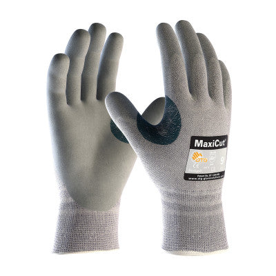 MaxiCut Seamless Knit Dyneema / Engineered Yarn Gloves, Medium, Gray