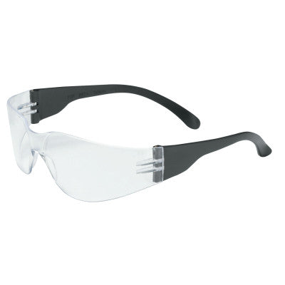 Zenon Z12 Series Safety Glasses, Clear Lens, Polycarbonate, HC, Black Frame, PVC