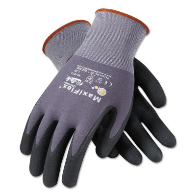 MaxiFlex Ultimate Gloves, Small, Black/Gray