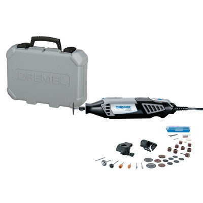 4000 Series Rotary Tools, Variable, 35,000 rpm, Case; 30 Accessories; Planer