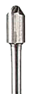 650 Straight Router Bits, 1/8 in, Steel, Orange