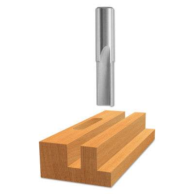 1/4" STRAIGHT HSS ROUTERBIT 2-FLUTES  1