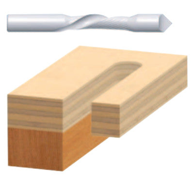 1/2" PILOT PANEL BIT SINGLE FLUTE HIGH SPEED STL
