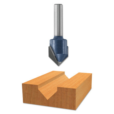 3/8" C.T. V GROOVING ROUTER BIT