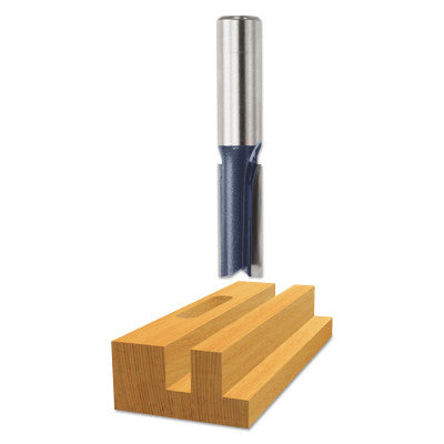 1/2" C.T. STRAIGHT ROUTER BIT 2-FLUTES 1/