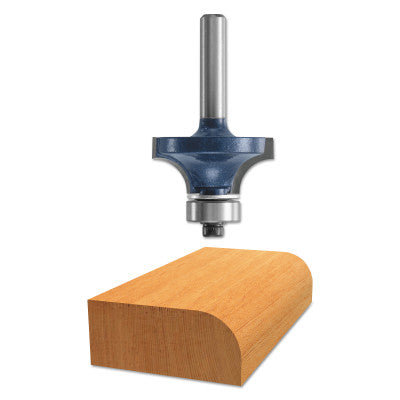 1-1/8" CT ROUNDOVER ROUTER BIT 1/4" SHANK