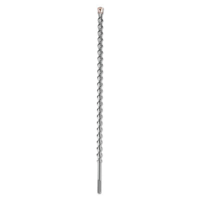 SDS-max Wild-Bore Multi-Cutter X-Head Spiral Drill Bits, 31 in, 1 in Dia.