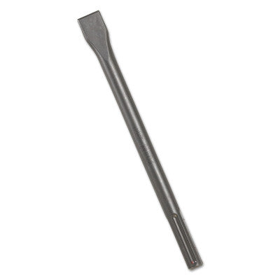 Hex Drive Hammer Steels, 3/4 in x 12 in, Flat Chisel
