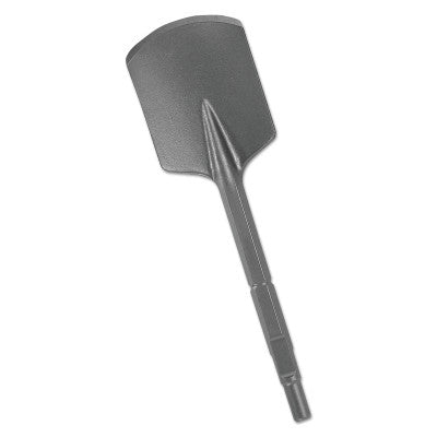 Round Hex Hammer Steels, 4 1/2 in, Clay Spade