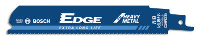 Edge Recip Saw Blades, 6 in, 14/18 TPI, Heavy Metals, 5/PK