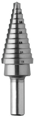 3 Piece High Speed Step Drill Bit Set