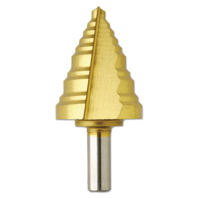 Titanium Coated Step Drill Bit Sets, SDT1/SDT3/SDT6