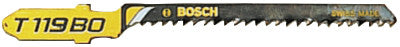 High Carbon Steel Jigsaw Blades, 3 1/4 in, 12 TPI