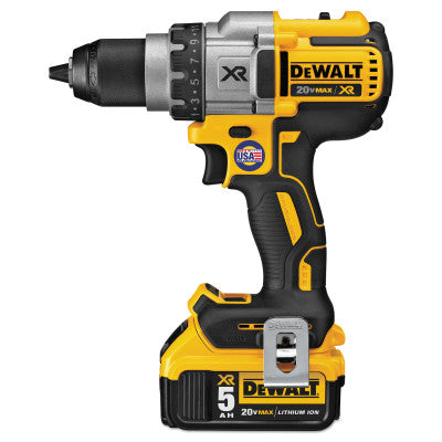 20V MAX XR Lithium Ion Brushless Drill/Driver Kit, 1/2 in Chuck, Spotlight Mode