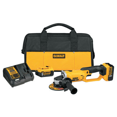 20V MAX Lithium Ion Grinder Tool Kit, 2 Batteries, Charger, Spanner Wrench, Bag