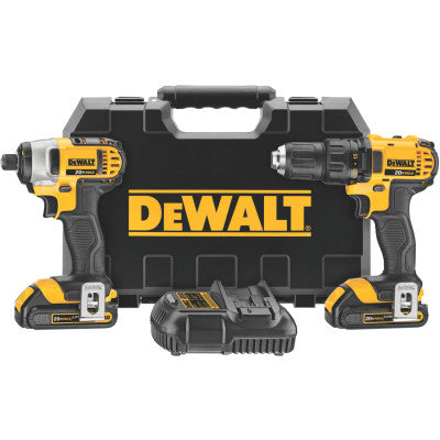 20V MAX Cordless Combo Kits, DCD780 1/2 Drill/Driver; DCF885 1/4 Imp Driver