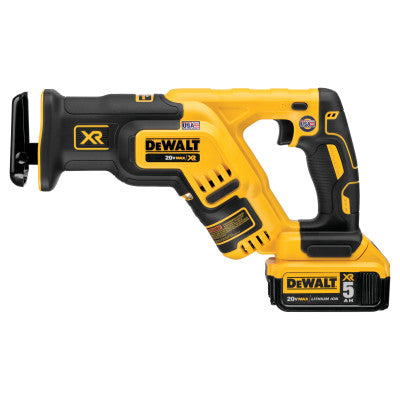 XR Brushless Compact Reciprocating Saw Kits, 20 V, 5Ah Lithium-Ion, 1 1/8 in