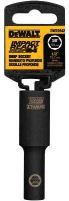 Impact Ready Deep Sockets, 3/8 in, 1/2 in Drive