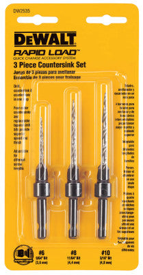 3 Pc. Countersink Set (#6, #8, #10)