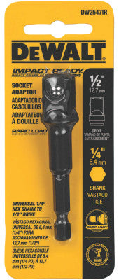 Impact Ready Socket Adaptors, 1/4 in (Hex); 1/2 in (Square)