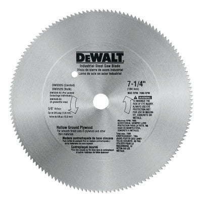 Steel Circular Saw Blades, 7 1/4 in, 140 Teeth