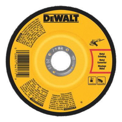 Type 27 Depressed Center Wheels, 4 1/2 in, A24R Grit, 13,300 rpm, Aluminum Oxide