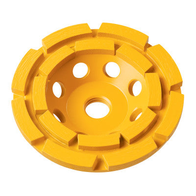 Double Row Surface Grinding Wheels, 4 in Dia., 1 in Thick