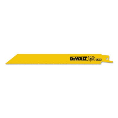 Metal Cutting Reciprocating Saw Blades, 9 in, 14 TPI, Straight Back, Bulk