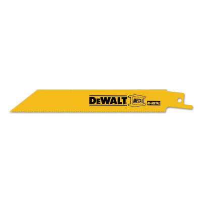 Metal Cutting Reciprocating Saw Blades, 12 in, 10/14 TPI, Straight Back, Bulk