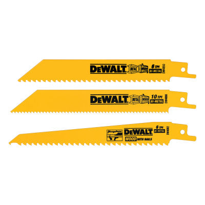 Reciprocating Blade Sets, Wood/Metal, 3 pc