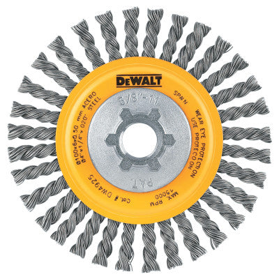 Stringer Wire Wheel, 4 in D, .02 in Carbon Wire, 20,000 rpm