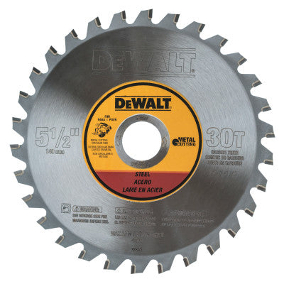 Metal Cutting Saw Blades, 5 1/2 in, 30 Teeth