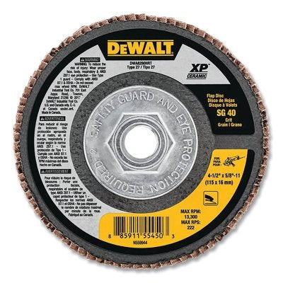 4-1/2 X 5/8 -1140G T27 XP CER FLAP JUMBO