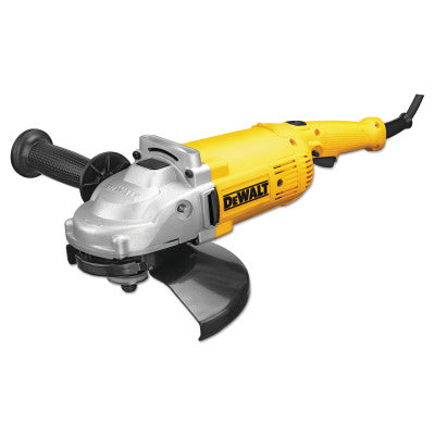 4HP Large Angle Grinders, 9 in Dia, 15 A, 6,500 rpm, Lock-On; Trigger