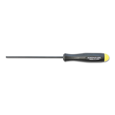 Balldriver Hex Screwdrivers, 5/64 in, 4.7 in Long