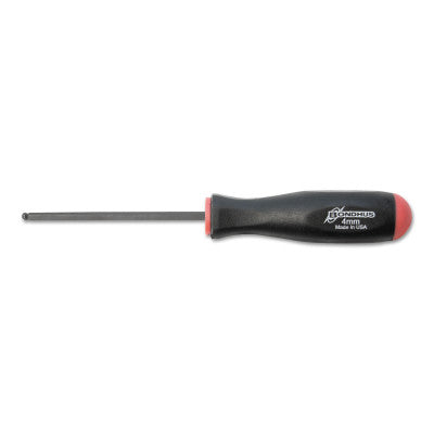 Balldriver Metric Hex Screwdrivers, 4 mm, 8 in Long