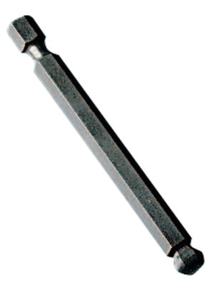 Balldriver Power Bits, 9/64 in, 1/4 in Drive, 3 in