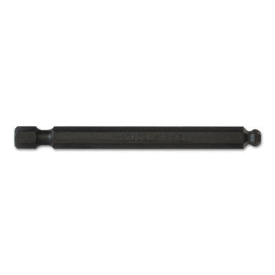 Balldriver Power Bits, 3/16 in, 1/4 in Drive, 3 in
