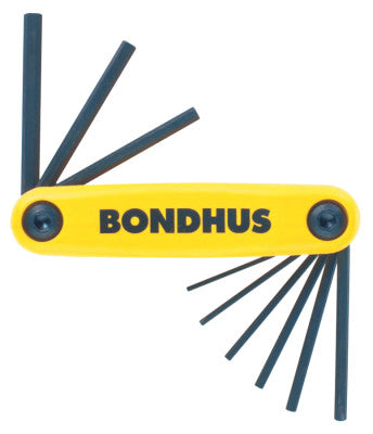 GorillaGrip Fold-Ups, 9 per fold-up, Hex Tip, Inch, 0.05-3/16 in