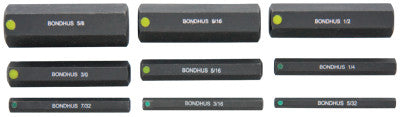 9PC INCH PROHOLD SOCKETBIT SET 2"