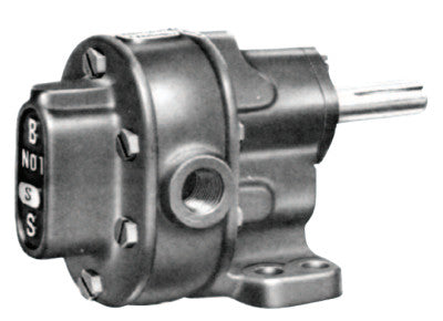 B-Series Pedestal Mount Gear Pumps, 1 1/4", 26.8 gpm, 200 PSI, w/ Valve, CW/CCW