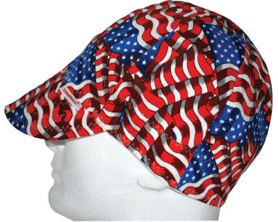 Deep Round Crown Caps, One Size Fits All, Stars & Stripes