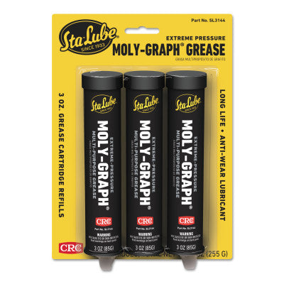 Extreme Pressure Moly-GraphMulti-Purpose Grease, 3 oz Cartridge