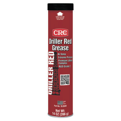 Driller Red Grease, 14 oz, Cartridge